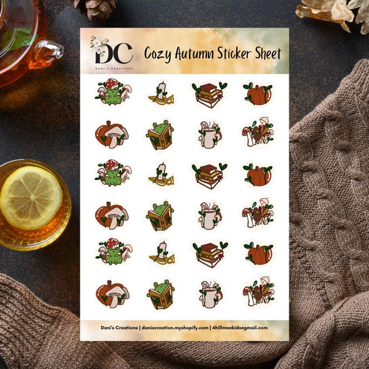 Cozy Autumn Sticker Sheet