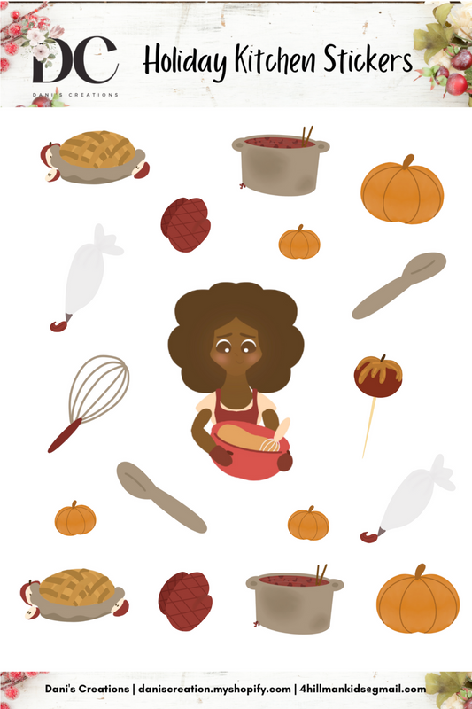 Holiday Kitchen Stickers